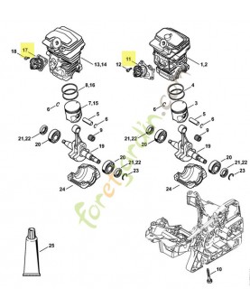 Coude 1143-140-2501. Pièce de rechange Sithl / Vicking