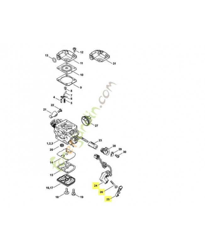 Appareil de distribution 1141-430-1028. Pièce de rechange Sithl / Vicking