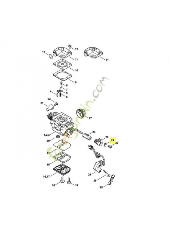 Support 0000-121-2301. Pièce de rechange Sithl / Vicking Support 0000-121-2301. Pièce de rechange Sithl / Vicking