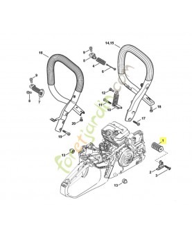 Ressort av 1143-790-8302. Pièce détachée Stihl / Vicking