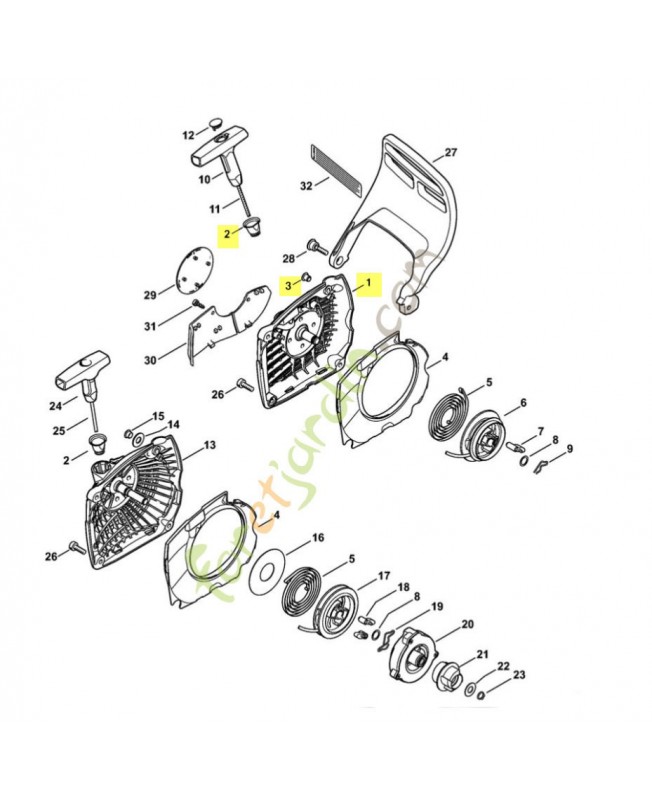 Carter de ventilateur 1143-080-1804. Pièce détachée Stihl / Vicking Carter de ventilateur 1143-080-1804. Pièce détachée Stihl / Vicking