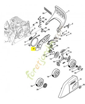 Couvercle Stihl ref. 1139-021-1100