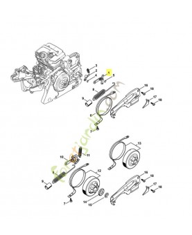 Levier 1138-160-5000. Pièce de rechange Sithl / Vicking
