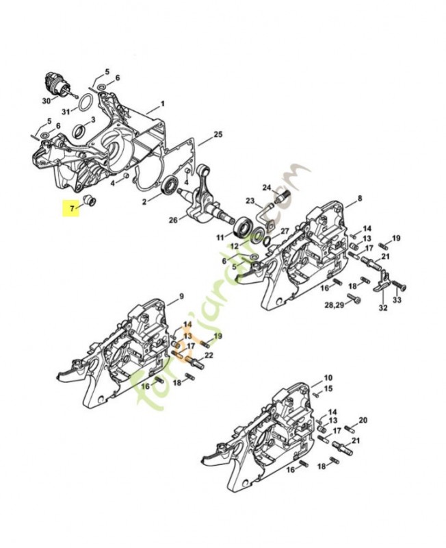 Butoir stihl ref. 1143-791-5900
