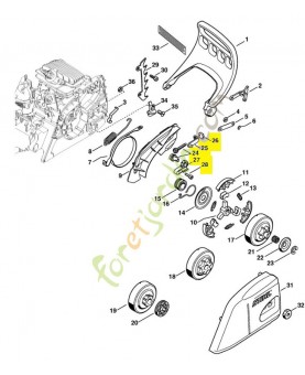 kit tendeur 1123-007-1000Pièce détachée Stihl / Vicking