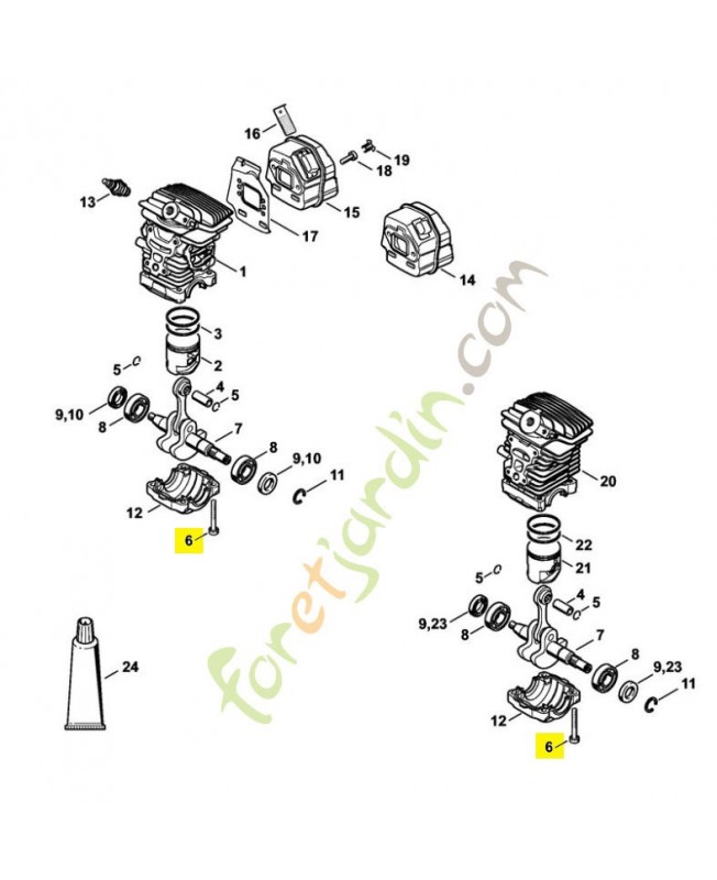 Vis cylindrique is-5.3x4 9075-478-4195. Pièce de rechange Sithl / Vicking