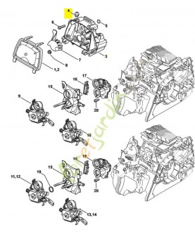Butoir d’arrêt 1139-791-5900. Pièce de rechange Sithl / Vicking