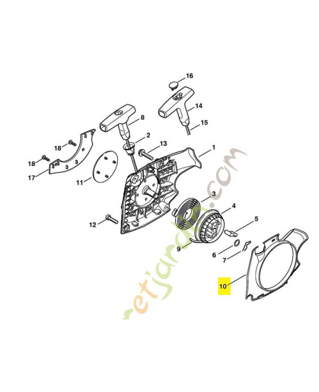 Segment 1139-084-7802. Pièce de rechange Sithl / Vicking