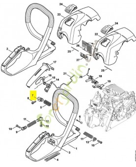 Bouchon 1139-792-2901 pour tronçonneuse stihl