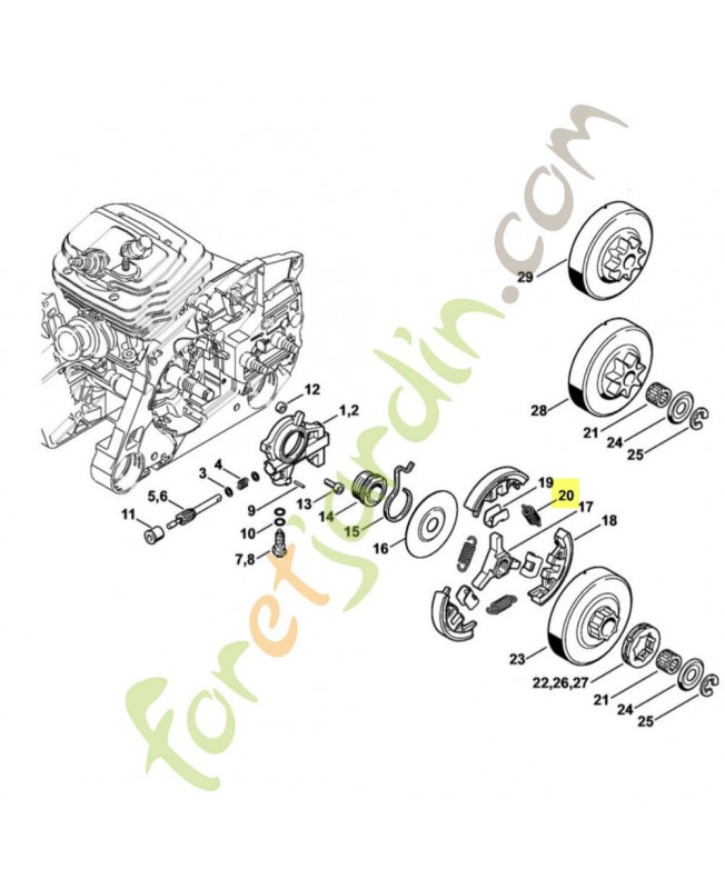 Ressort 0000-997-5815 stihl Ressort 0000-997-5815 stihl