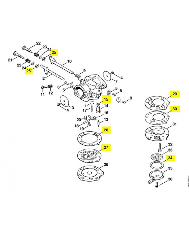 Kit joints 1106-007-1061 pour tronçonneuse stihl