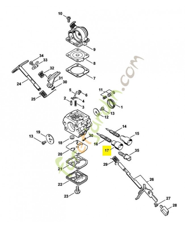 Capuchon Stihl réf. 4229-121-2701