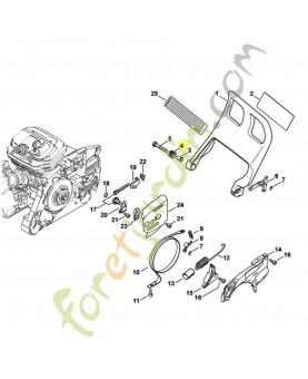 Douille 1124-792-5505. Pièce détachée Stihl / Vicking
