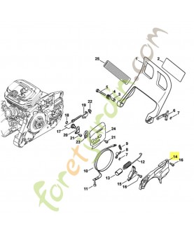 Couvercle Stihl réf. 1128-021-1102