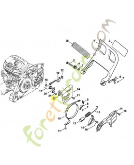 Support 1122-664-4500. Pièce détachée Stihl / Vicking