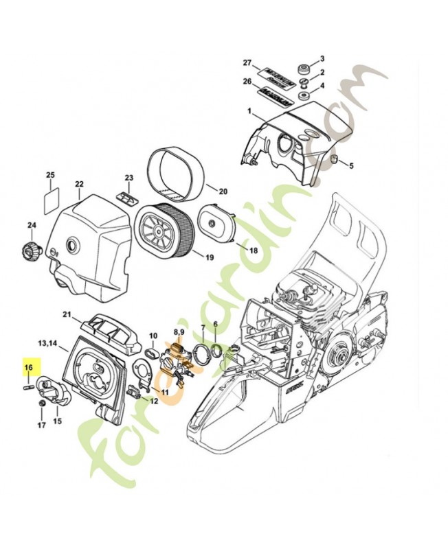 Goujon m5 9121-319-0960. Pièce de rechange Sithl / Vicking