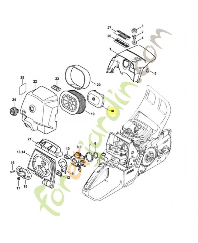 Chicane référence 1128-121-6900