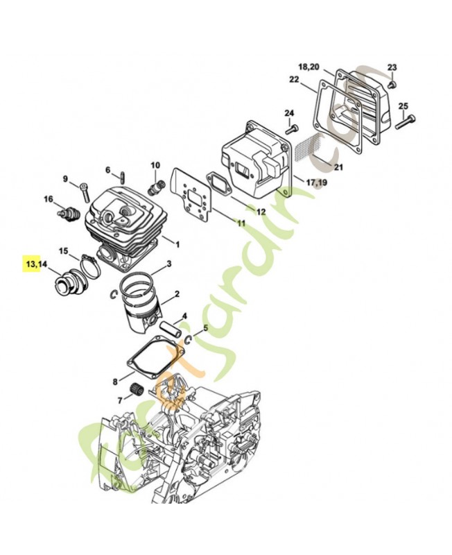 Repère 18 Raccord référence 1128-141-2203