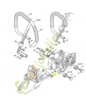 Anneau 1128-791-8401. Pièce de rechange Sithl / Vicking
