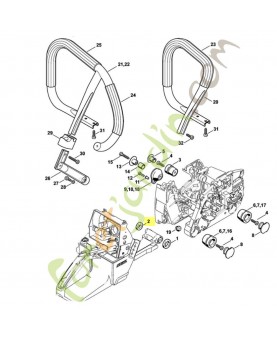 Anneau Stihl ref. 1128-791-8400