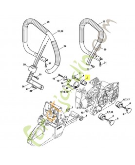 Butoir 1122-790-9905 stihl