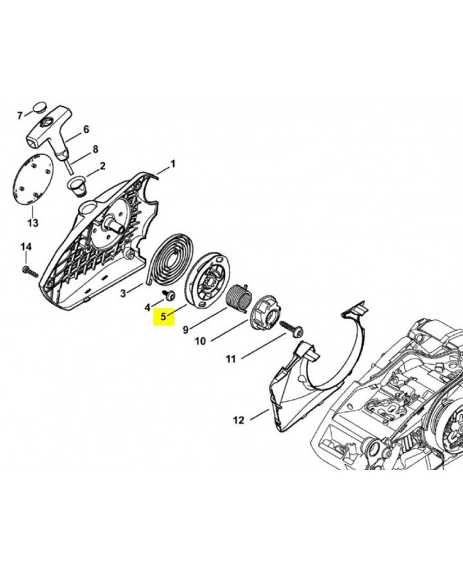 Poulie a câble 1146-195-0400. Pièce détachée Stihl / Vicking Poulie a câble 1146-195-0400. Pièce détachée Stihl / Vicking