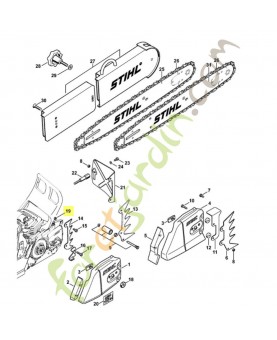 Écrou sécurité vm 5 9214-320-0700. Pièce de rechange Sithl / Vicking