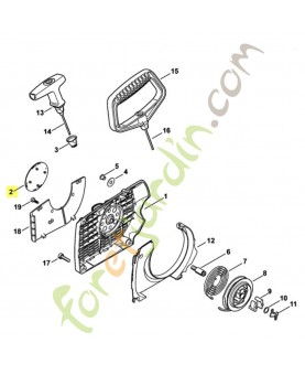 Plaque matricule ms 461