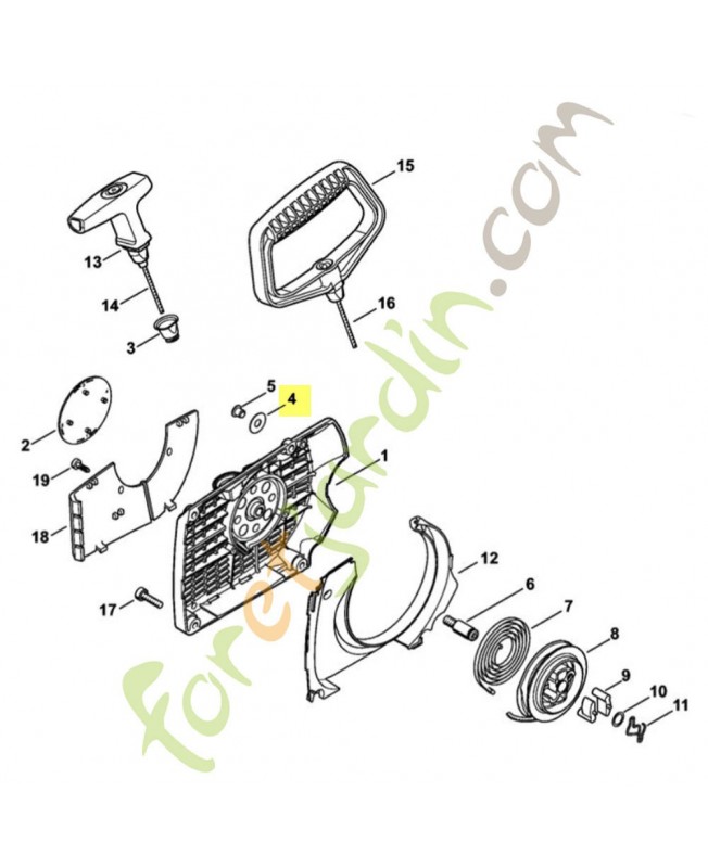 Rondelle 0000-958-0607. Pièce de rechange Sithl / Vicking Rondelle 0000-958-0607. Pièce de rechange Sithl / Vicking