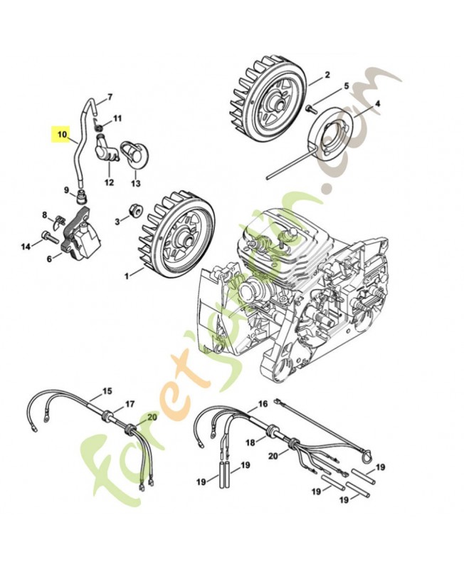 Tuyau 5,5x0,5x105 1122-442-0400. Pièce de rechange Sithl / Vicking