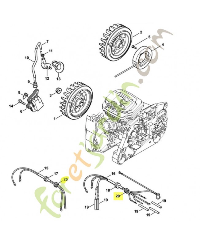 Douille 1125-084-8900. Pièce de rechange Sithl / Vicking
