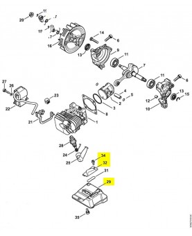 Repères 29-32 et 34 Pot