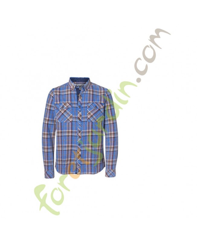 Chemise homme indigo stihl