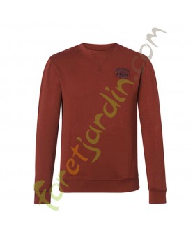 Sweat-shirt homme bordeaux stihl