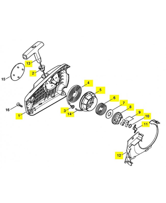 Repères 1 à 14 Carter