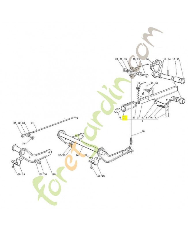 douille de poignée 6125-703-1300
