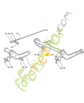 Levier de reglage 6125-700-2900