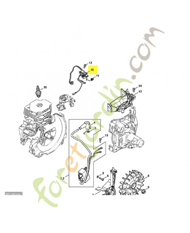 Appareil de distribution 1137-120-1601 stihl Appareil de distribution 1137-120-1601 stihl