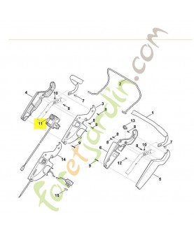 Commutateur marche/arret Stihl ref. 6340-430-0400