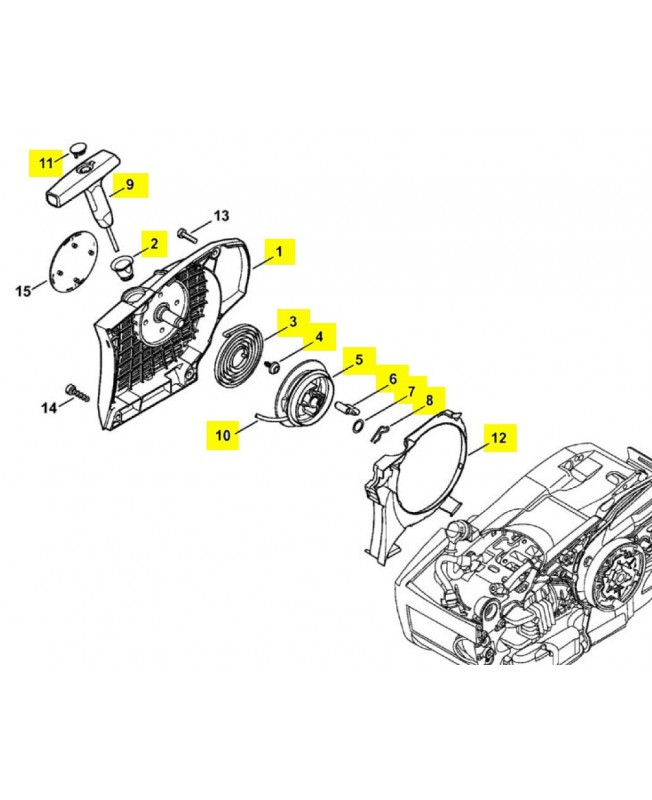 Repères 1 à 12 Carter