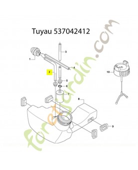 Tuyau 537042412 husqvarna