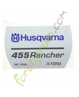 Autocollant 537323304- Pièce de détachée Husqvarna Remplace référence 537323301