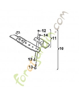 Lame complete 121cm pour mf