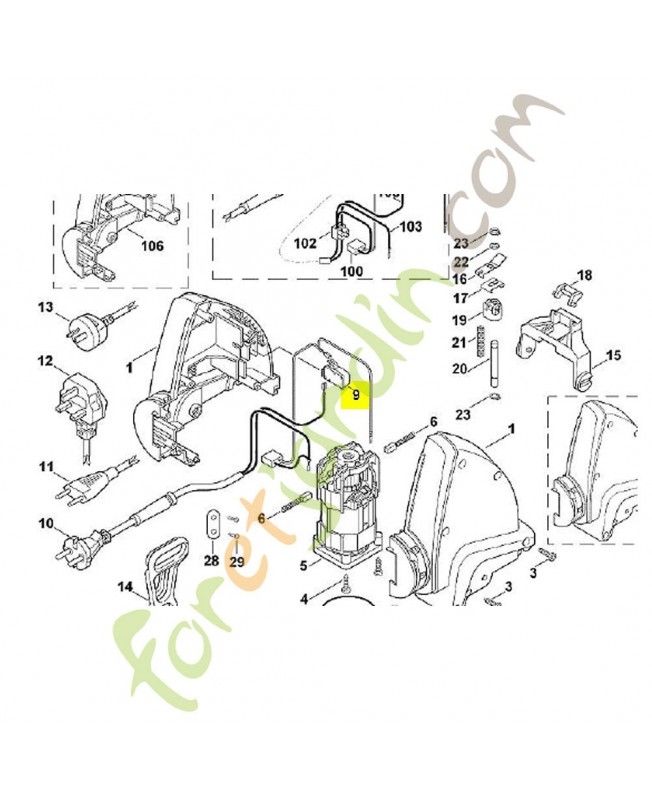 Commutateur m/a référence 6010-435-0300