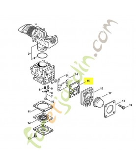 Joint. Pièce détachée Stihl / Vicking référence 4149-129-0905