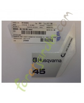 AUTOCOLLANT 503619606. Pièce de rechange Husqvarna