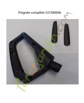 Poignée complète 537280006. Pièce de rechange Husqvarna