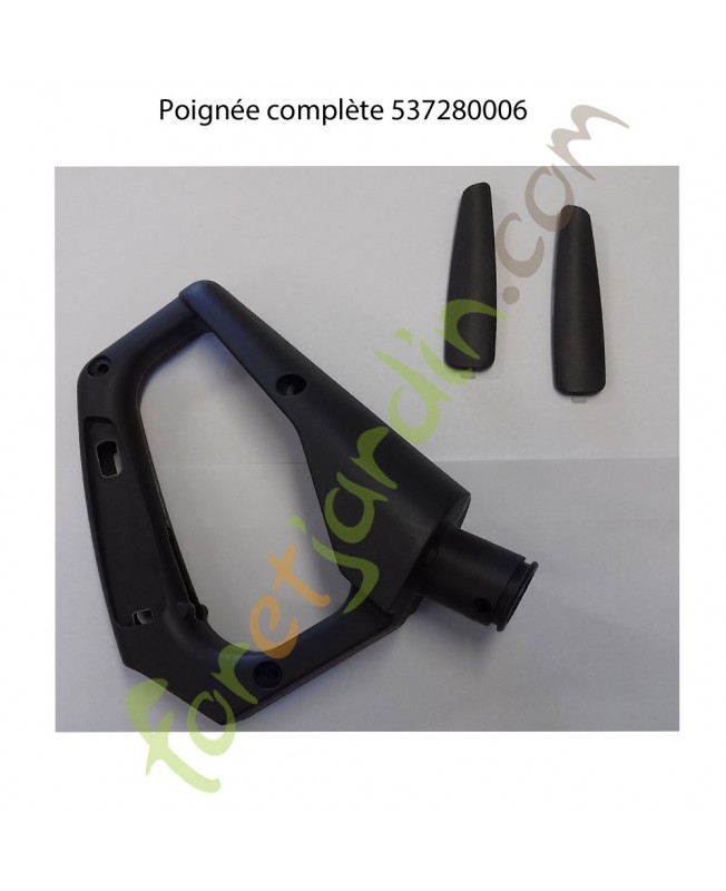 Poignée complète 537280006. Pièce de rechange Husqvarna