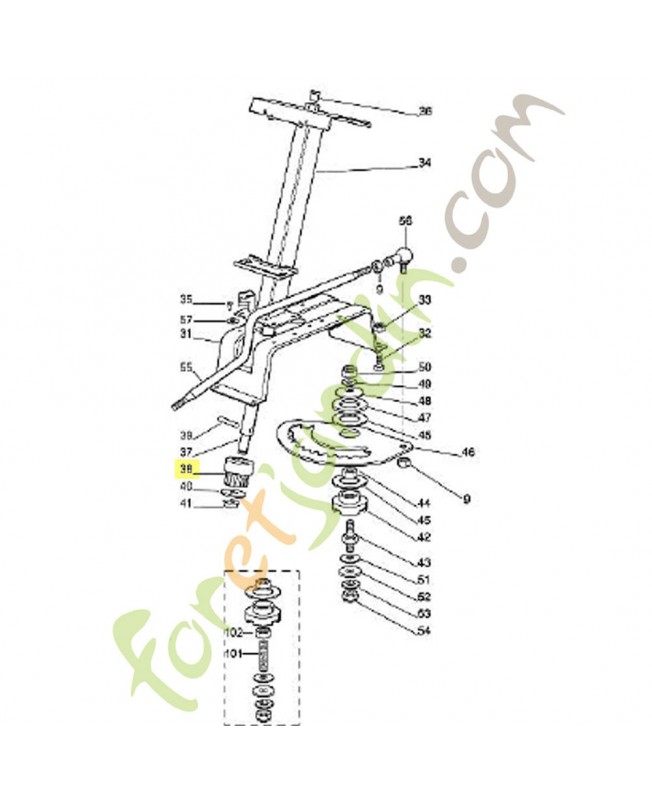 Pignon 6125-704-7400 stihl adaptable Pignon 6125-704-7400 stihl adaptable