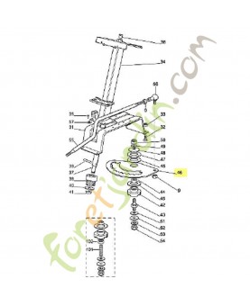Segment dente 6125-703-4800. Pièce de rechange Sithl / Vicking